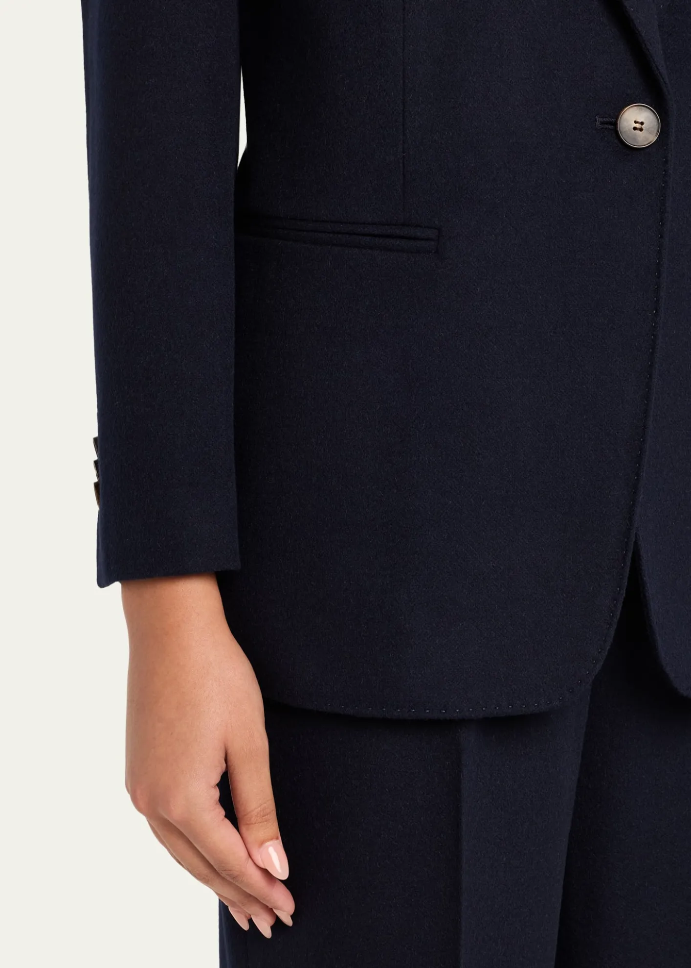 Lafayette 148 New YorkSingle-Button Camel Hair Blazer