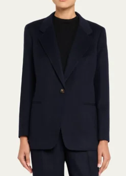 Lafayette 148 New YorkSingle-Button Camel Hair Blazer