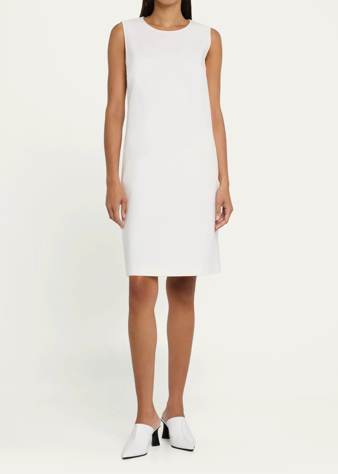 Lafayette 148 New YorkSleeveless Cotton-Blend Shift Dress