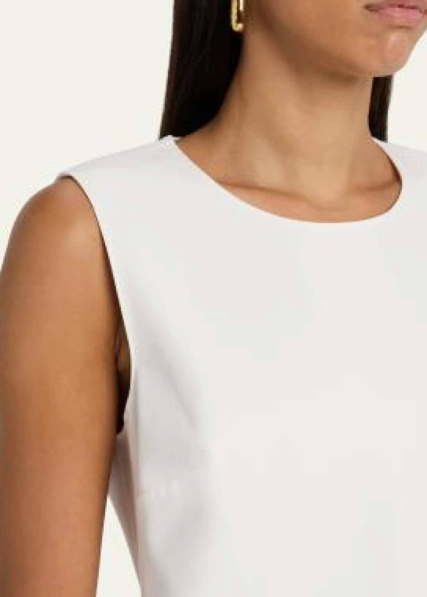 Lafayette 148 New YorkSleeveless Cotton-Blend Shift Dress