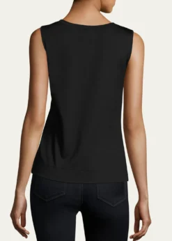 Lafayette 148 New YorkStretch Cotton Scoop Neck Tank