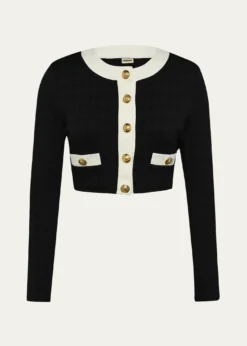 L'AgenceAdaline Colorblock Chic Swim Cardigan