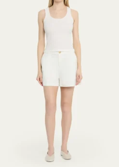 L'AgenceAdira Pointelle Scoop-Neck Tee