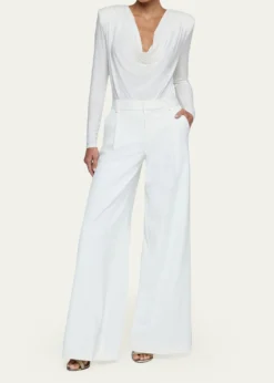 L'AgenceAllanah Wide-Leg Trousers