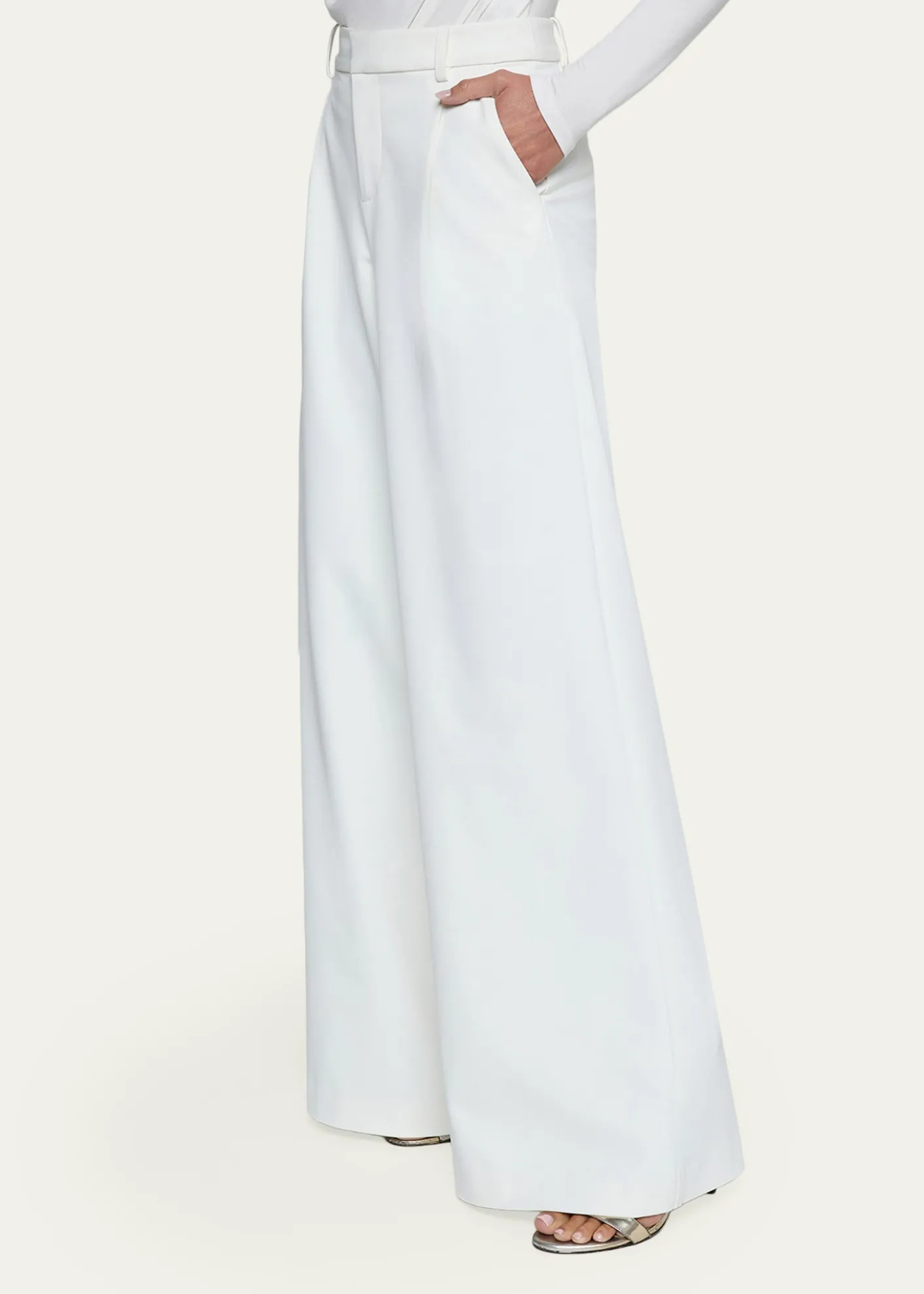 L'AgenceAllanah Wide-Leg Trousers