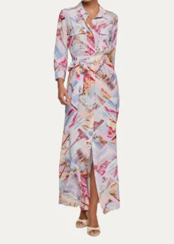 L'AgenceCameron Maxi Shirtdress