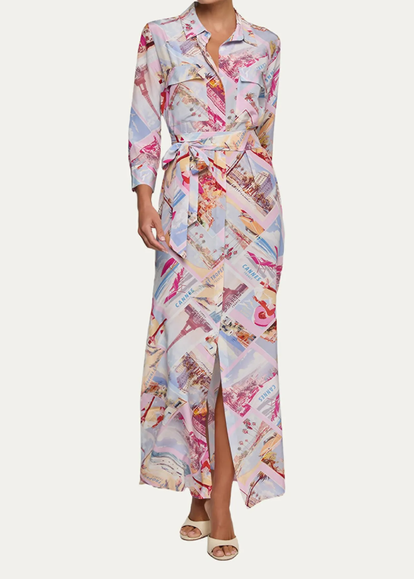 L'AgenceCameron Maxi Shirtdress