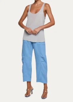 L'AgenceCelia Scoop-Neck Tank Top