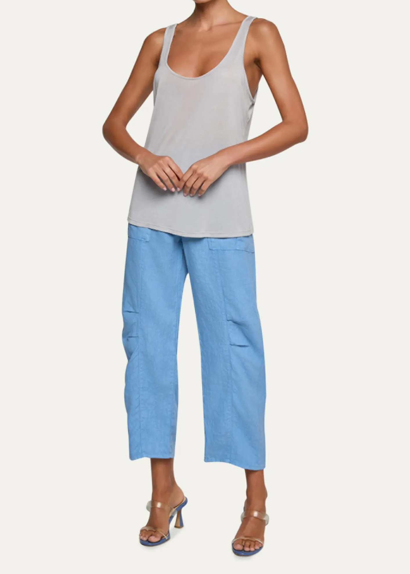 L'AgenceCelia Scoop-Neck Tank Top