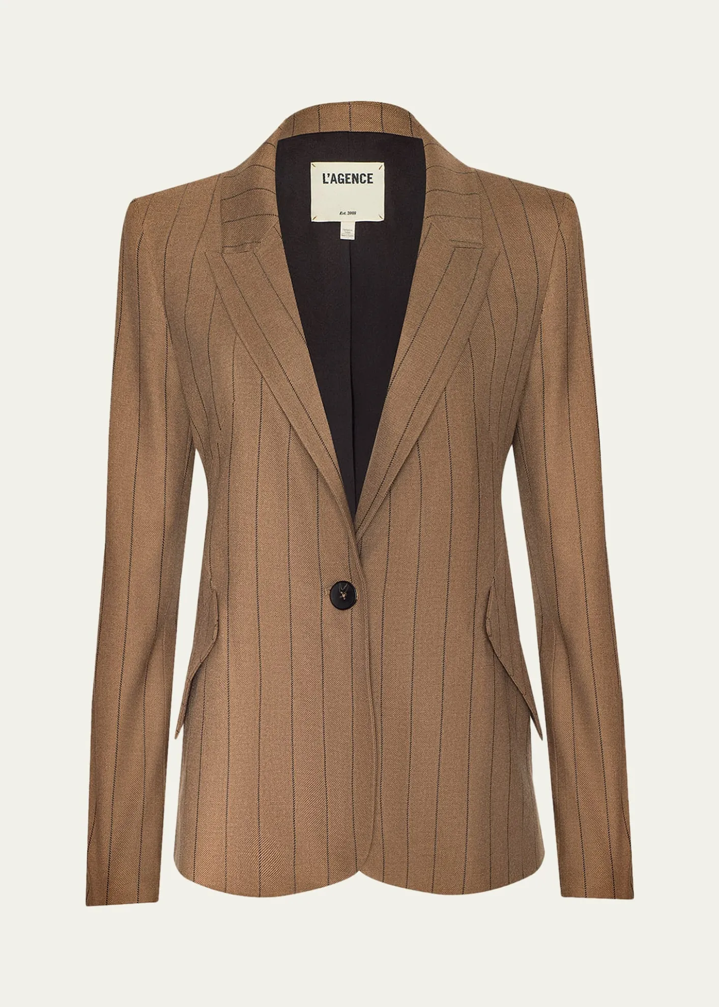 L'AgenceChamberlain Pinstriped Single-Breasted Blazer