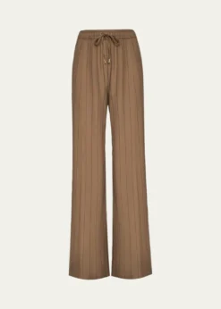 L'AgenceConnie Striped Drawstring Trousers