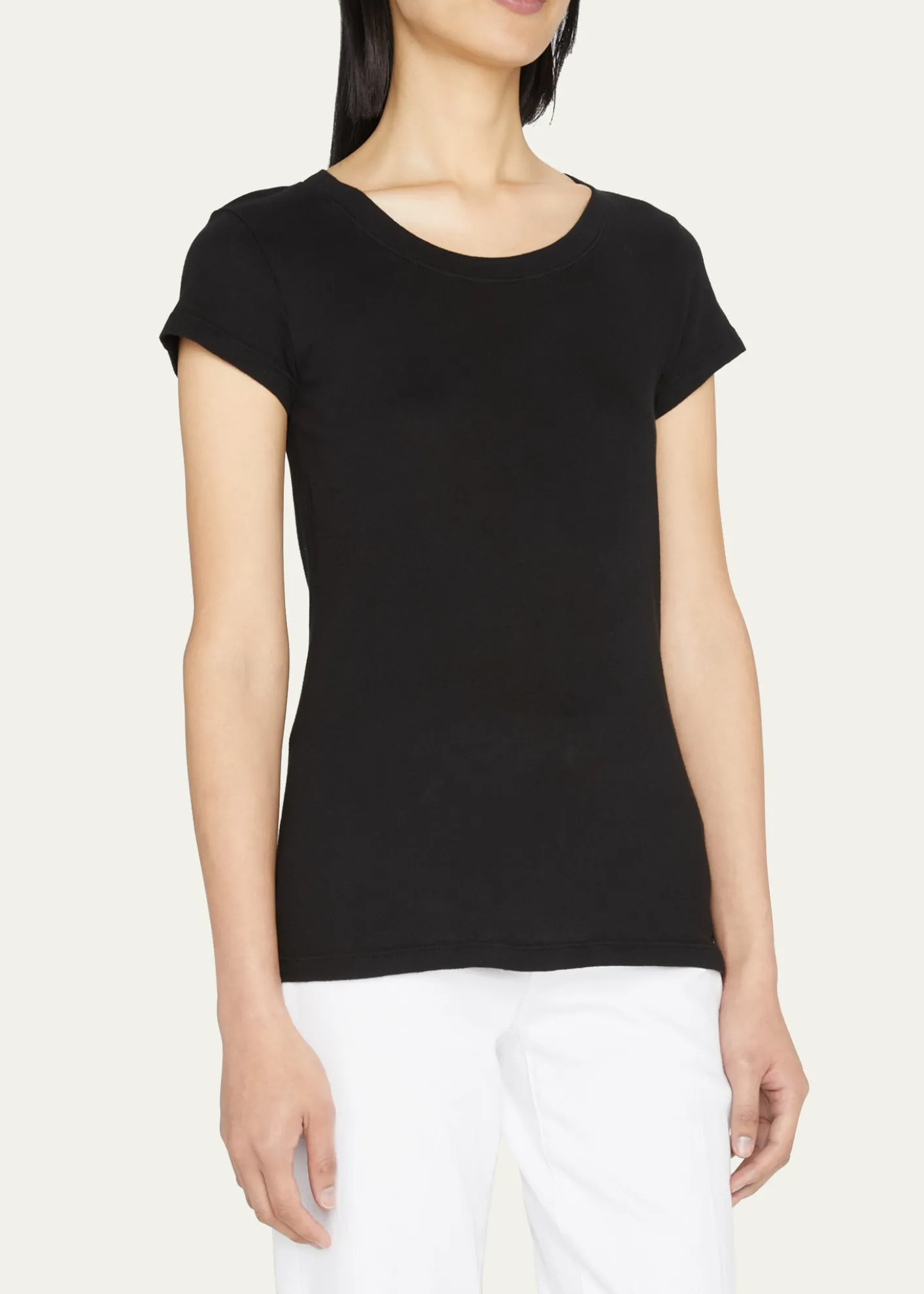 L'AgenceCory Scoop-Neck Tee