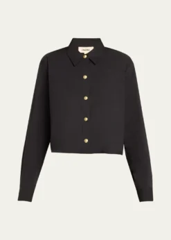 L'AgenceCosette Cropped High-Low Shirt