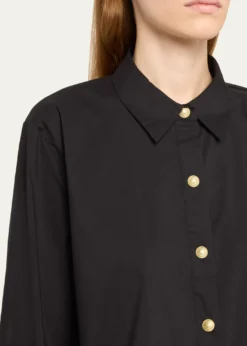 L'AgenceCosette Cropped High-Low Shirt