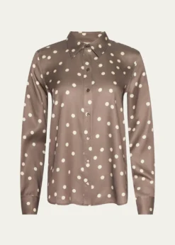 L'AgenceEllery Polka Dot Blouse