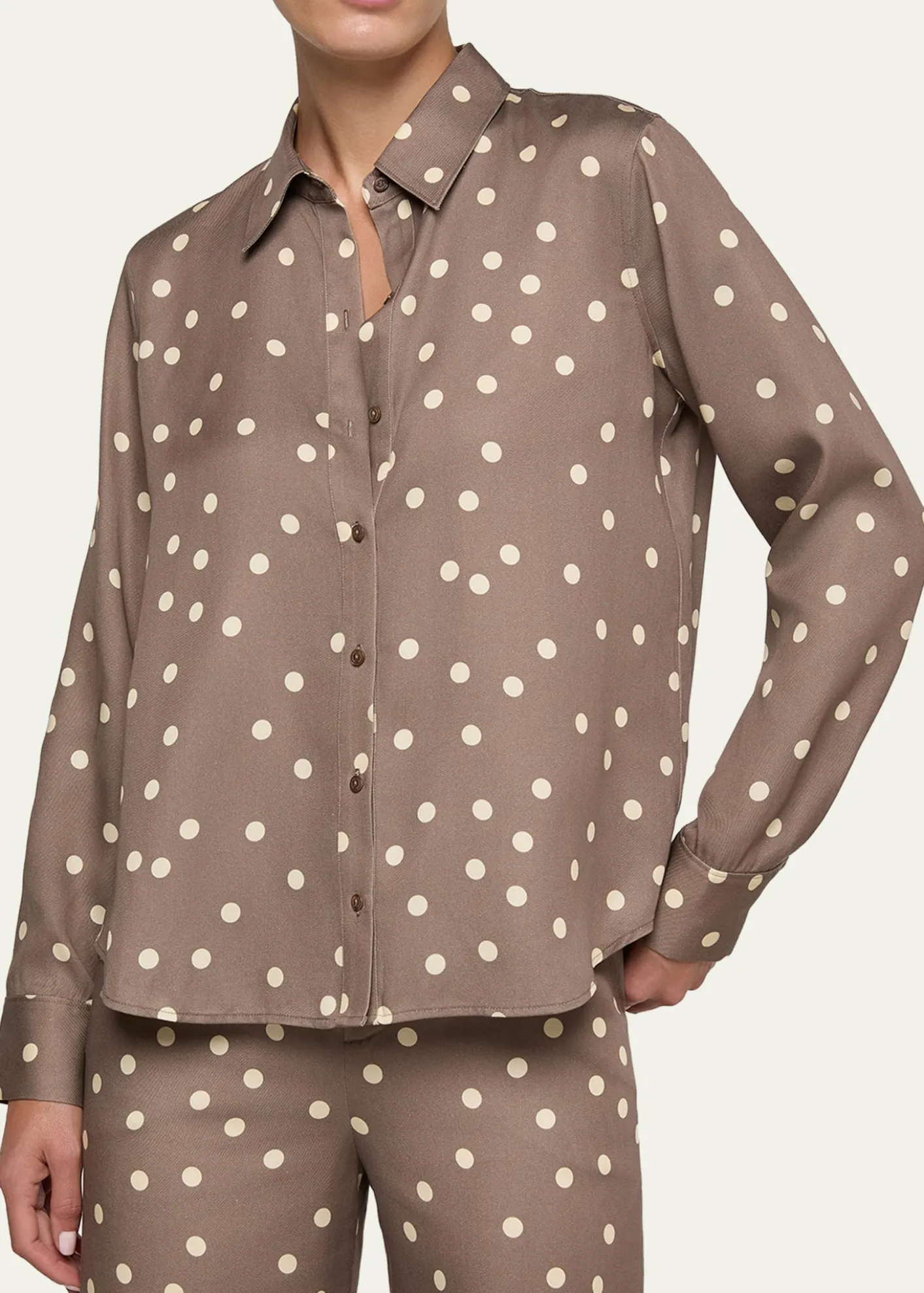 L'AgenceEllery Polka Dot Blouse