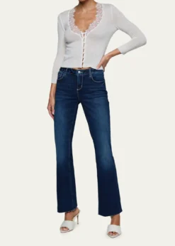 L'AgenceEluna Lace-Trim Cardigan