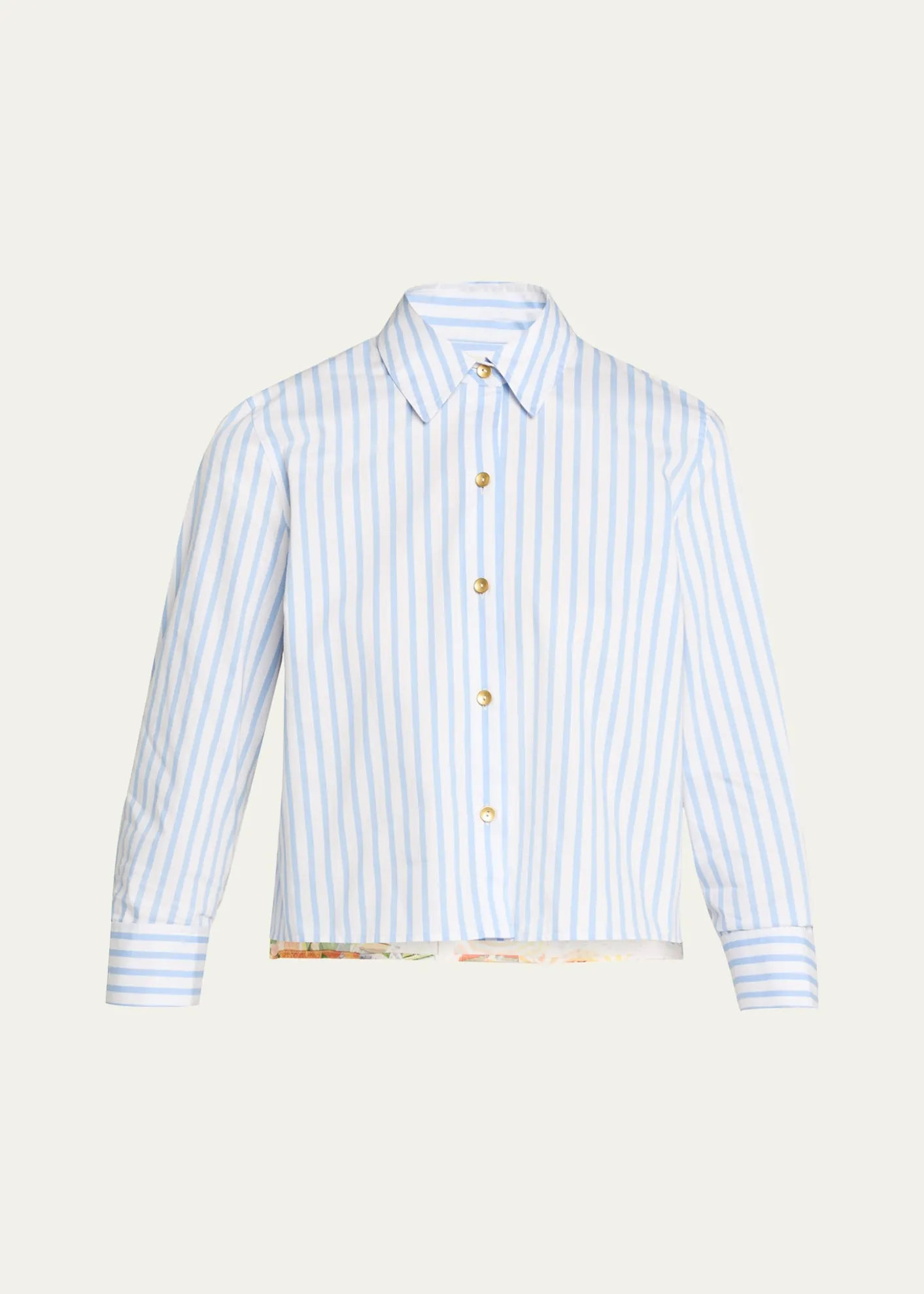 L'AgenceFawn Beach-Print Shirt