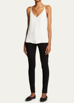 L'AgenceGabriella Silk V-Neck Tank