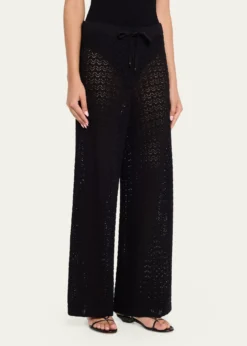 L'AgenceGaelle Pointelle Knit Pants
