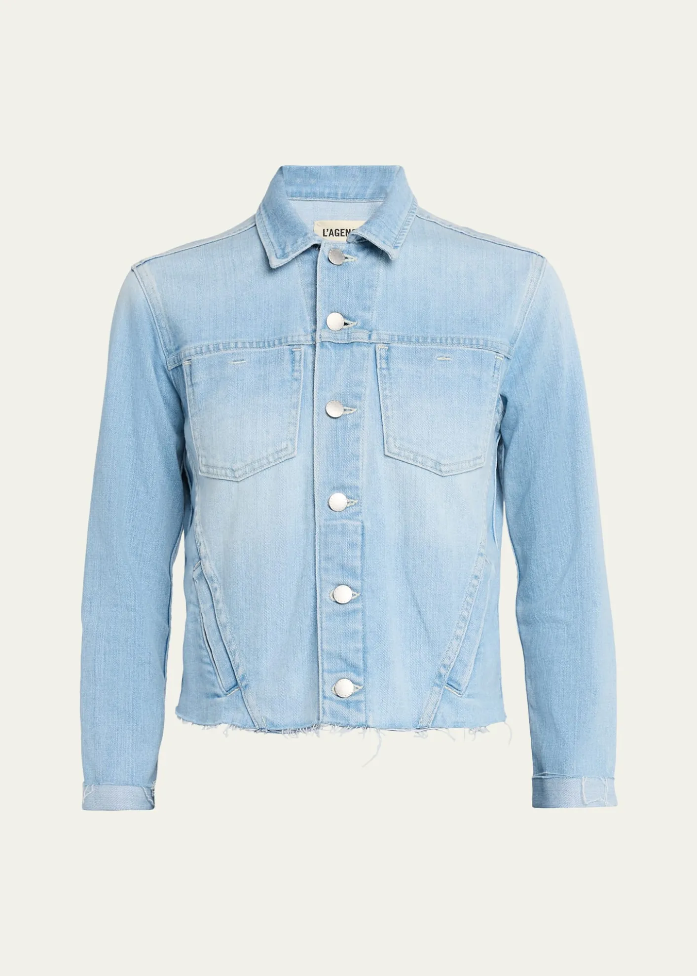 L'AgenceJanelle Slim Raw-Edge Jacket