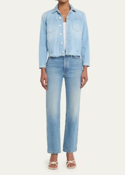 L'AgenceJanelle Slim Raw-Edge Jacket