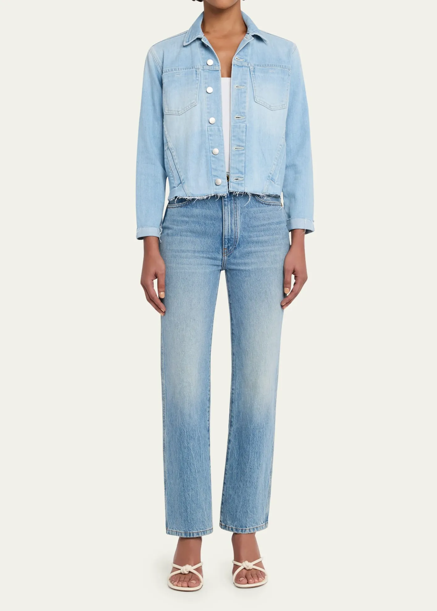 L'AgenceJanelle Slim Raw-Edge Jacket