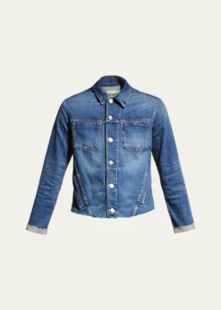 L'AgenceJanelle Slim Raw-Edge Jacket