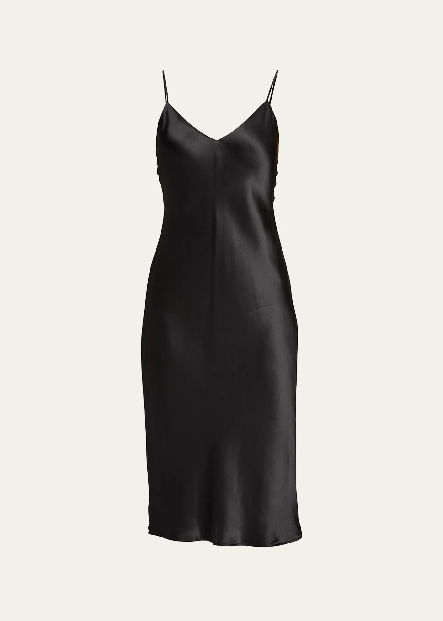L'AgenceJodie V-Neck Silk Slip Dress