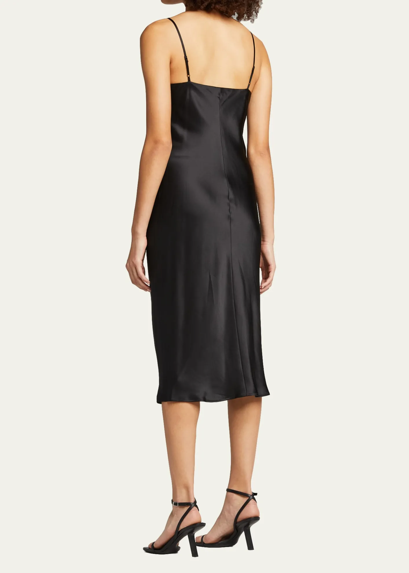 L'AgenceJodie V-Neck Silk Slip Dress
