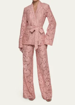 L'AgenceJordana Floral Lace Blazer