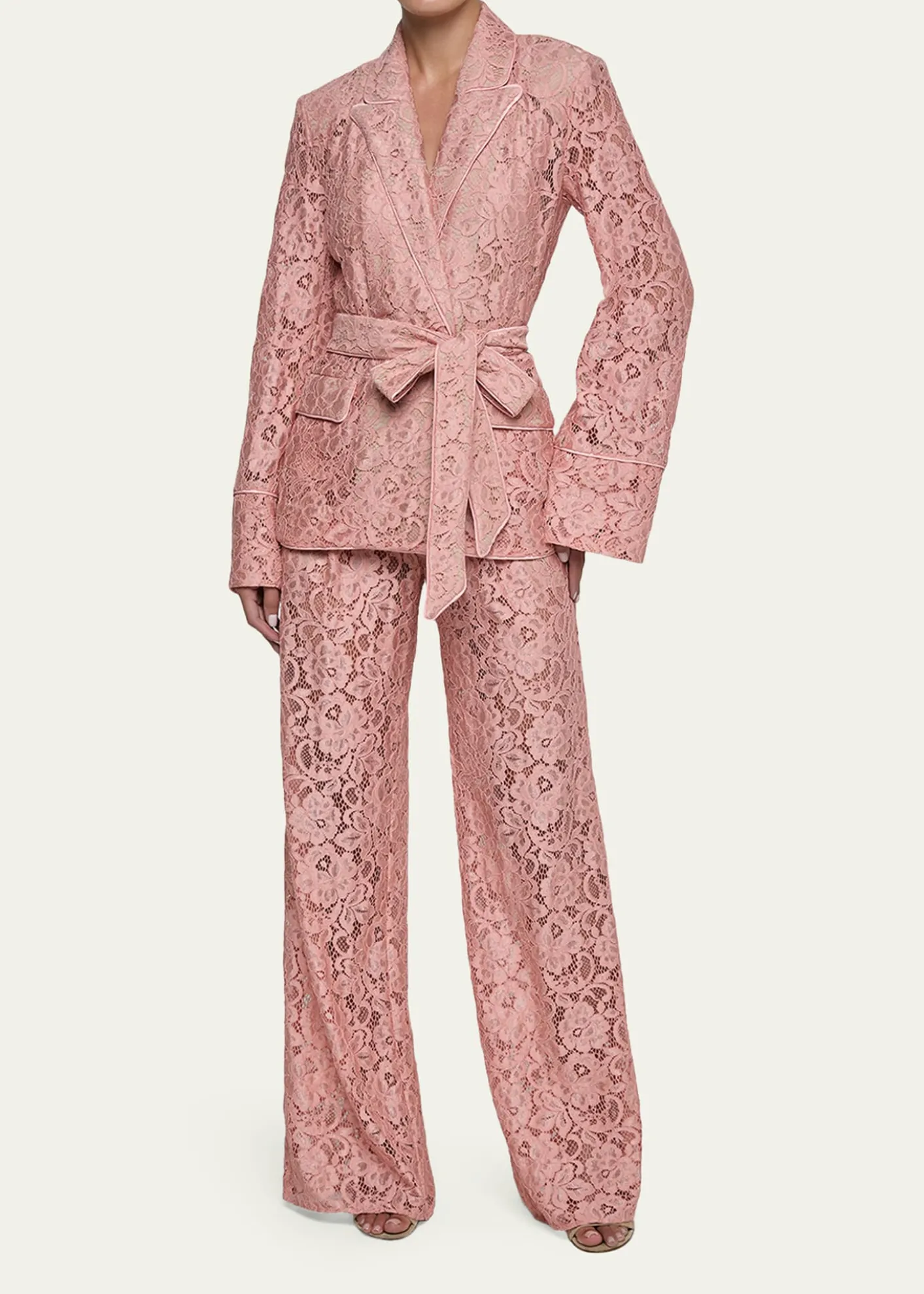 L'AgenceJordana Floral Lace Blazer