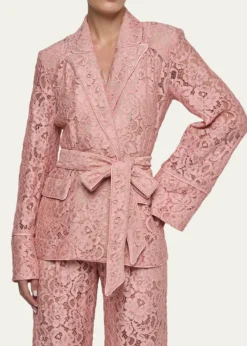 L'AgenceJordana Floral Lace Blazer