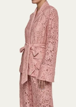 L'AgenceJordana Floral Lace Blazer