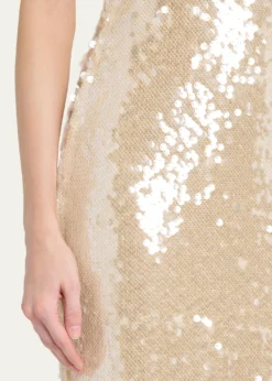 L'AgenceKarma Sequined Maxi Dress