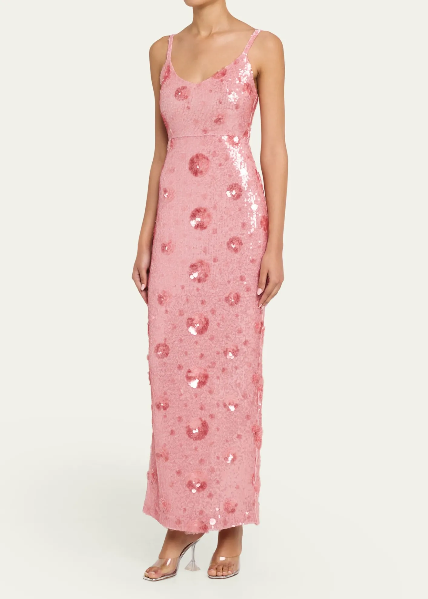 L'AgenceKarma Sequined Maxi Dress