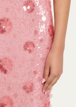 L'AgenceKarma Sequined Maxi Dress
