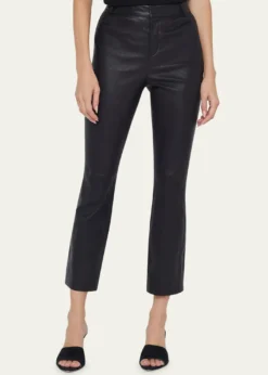 L'AgenceKetra Baby Bootcut Leather Trousers
