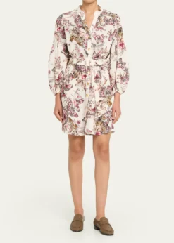 L'AgenceKiersten Belted Mini Shirtdress