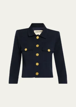 L'AgenceKumi Cropped Fitted Jacket