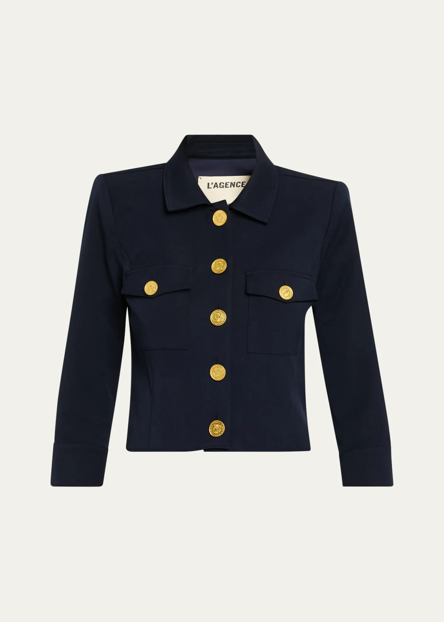 L'AgenceKumi Cropped Fitted Jacket