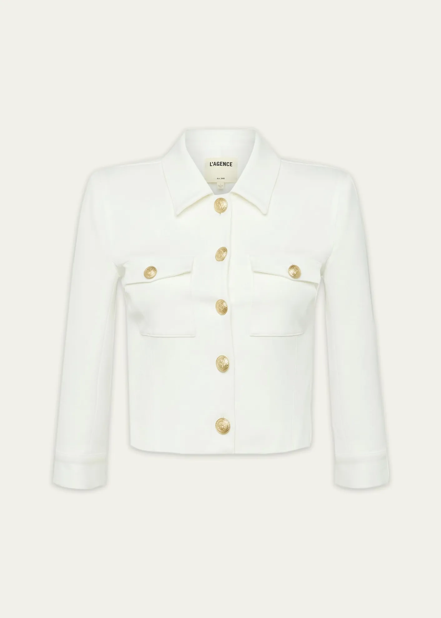 L'AgenceKumi Cropped Fitted Jacket