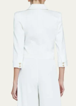 L'AgenceKumi Cropped Fitted Jacket