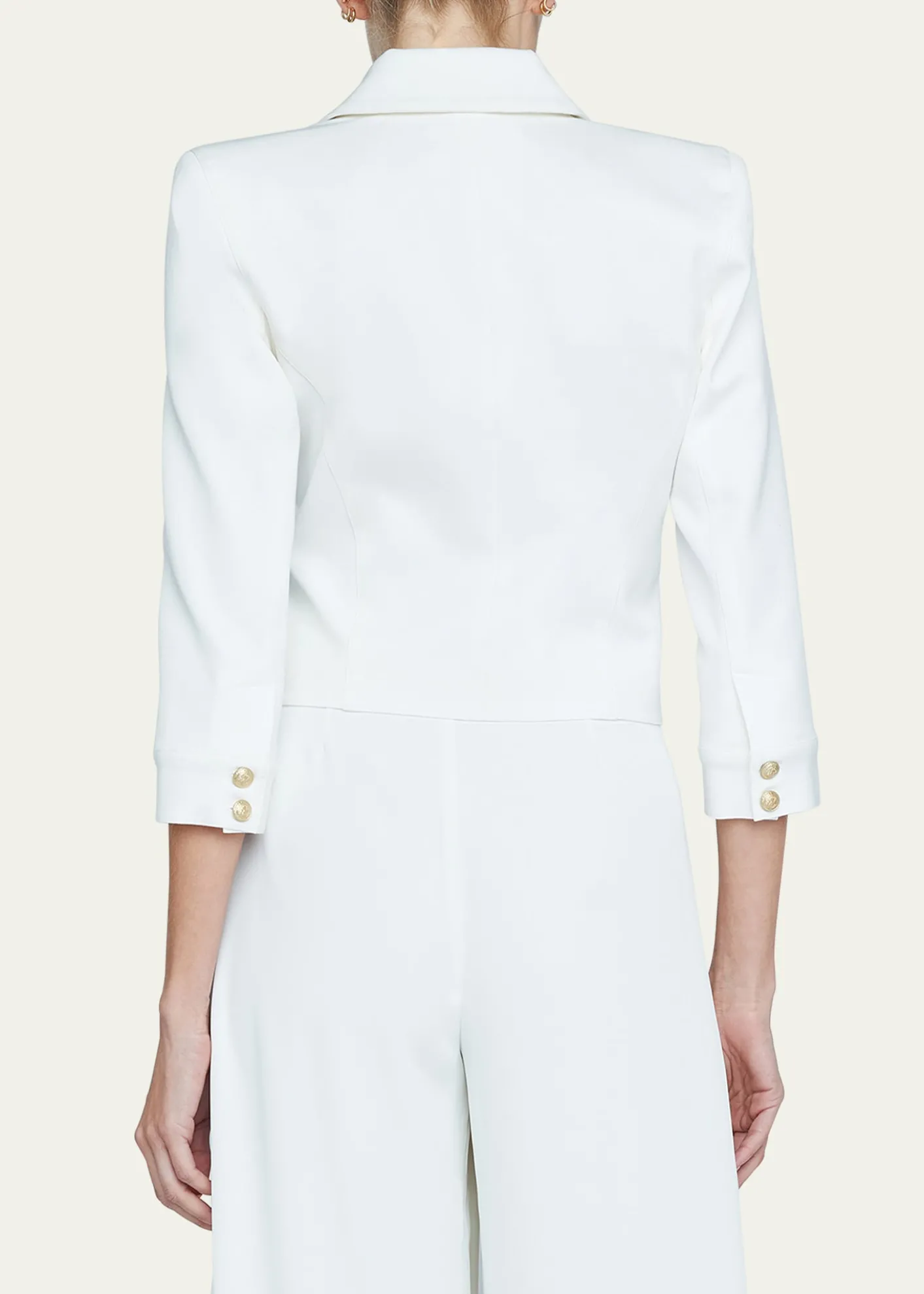 L'AgenceKumi Cropped Fitted Jacket
