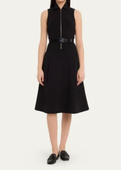 L'AgenceKylo Belted Lace Shirtdress