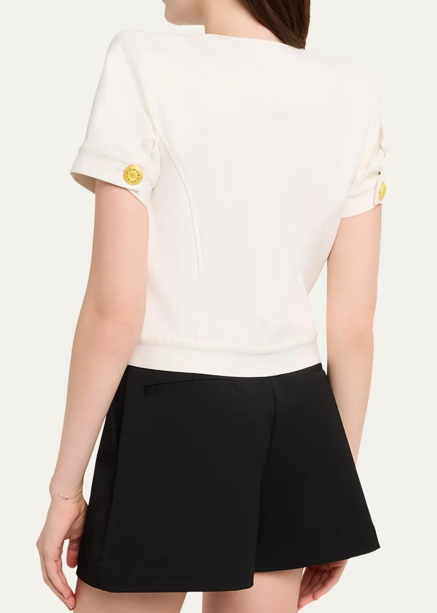 L'AgenceNawa Short-Sleeve Shirt Jacket