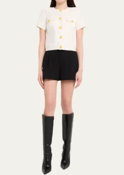 L'AgenceNawa Short-Sleeve Shirt Jacket