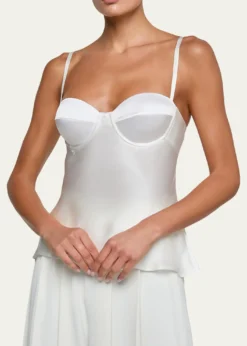L'AgenceOrlina Silk Camisole