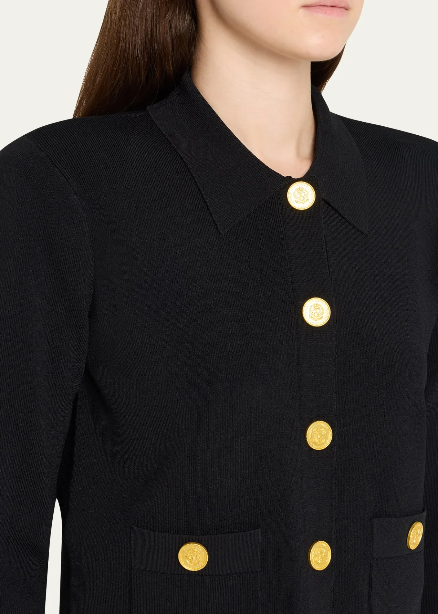 L'AgenceOsiris Collared Cardigan