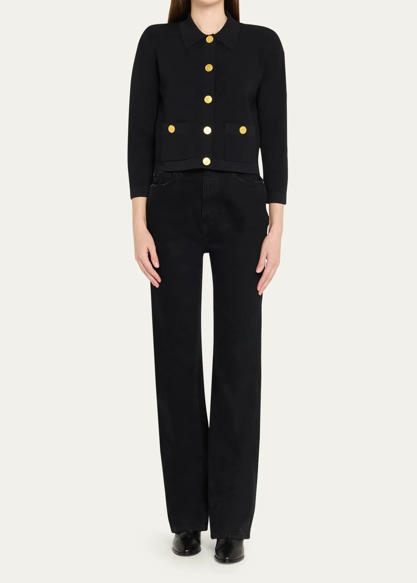 L'AgenceOsiris Collared Cardigan